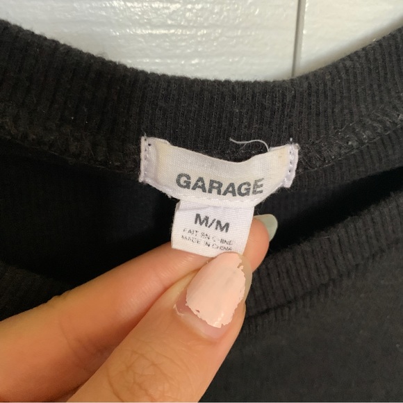 GARAGE long sleeve crewneck top - Picture 5 of 5